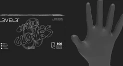 L3VEL3 Blue Small Professional Nitrile Gloves 100 Pack