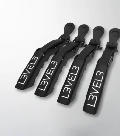 L3VEL3 Hair Croc Clips 4 Pack