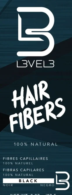 L3VEL3 Hair Fibers Black 27.5g