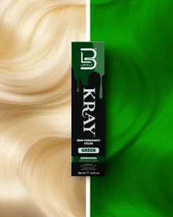 L3VEL3 Kray Green Semi Permanent Color Tube 100 ml