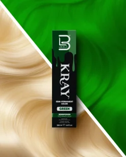 L3VEL3 Kray Green Semi Permanent Color Tube 100 ml