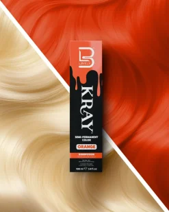 L3VEL3 Kray Orange Semi Permanent Color Tube 100 ml