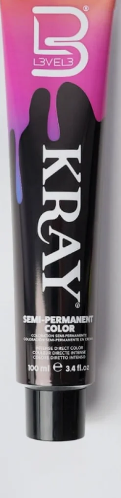 L3VEL3 Kray Pink Semi Permanent Color Tube 100 ml