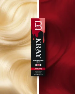 L3VEL3 Kray Red Semi Permanent Color Tube 100 ml