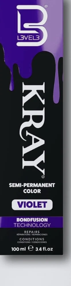 L3VEL3 Kray Violet Semi Permanent Color Tube 100 ml