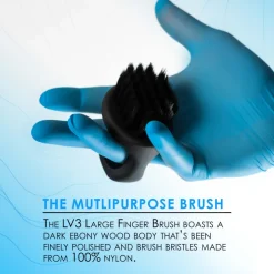 L3VEL3 Large Finger Brush