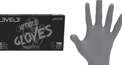 L3VEL3 Liquid Metal Medium Professional Nitrile Gloves 100 Pack