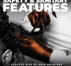 L3VEL3 Orange Small Professional Nitrile Gloves 100 Pack