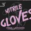L3VEL3 Pearl Lavender X-Large Professional Nitrile Gloves 100 Pack