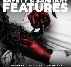 L3VEL3 Red-Ish Medium Professional Nitrile Gloves 100 Pack