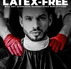 L3VEL3 Red-Ish Medium Professional Nitrile Gloves 100 Pack