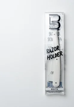 L3VEL3 Straight Razor Holder White