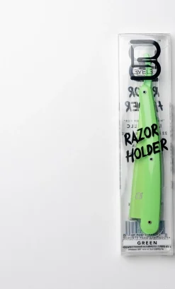 L3VEL3 Straight Razor Holder Green