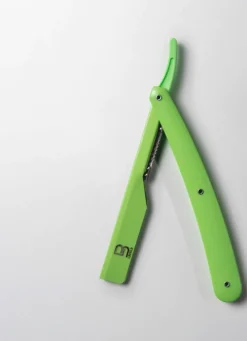 L3VEL3 Straight Razor Holder Green