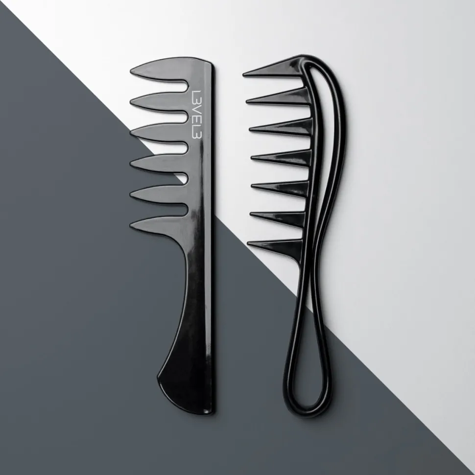 L3VEL3 Styling Comb Set 2 Pcs