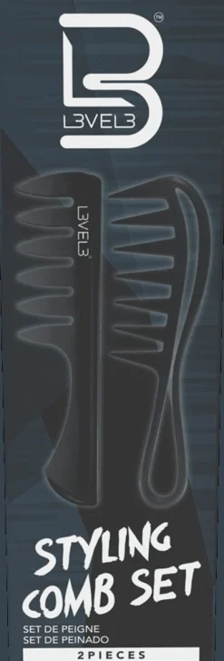L3VEL3 Styling Comb Set 2 Pcs
