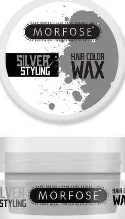 Morfose Color Hair Wax Silver 100 ml