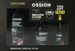 Morfose Ossion Beard Care 3 Pcs Set Shampoo + Serum + Oil Gift Bag 170 ml