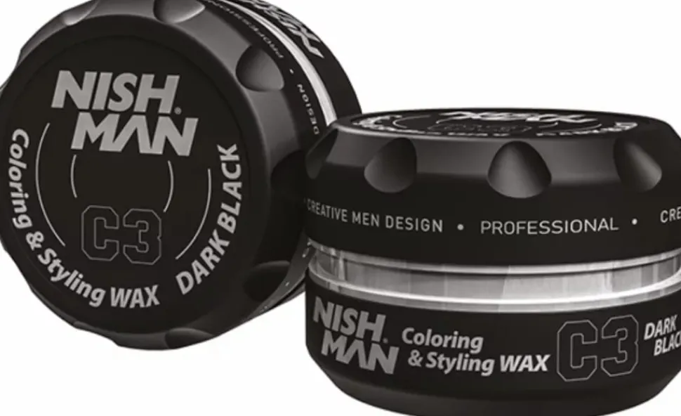 Nishman Hair Coloring Wax C3 Black - 100 ml