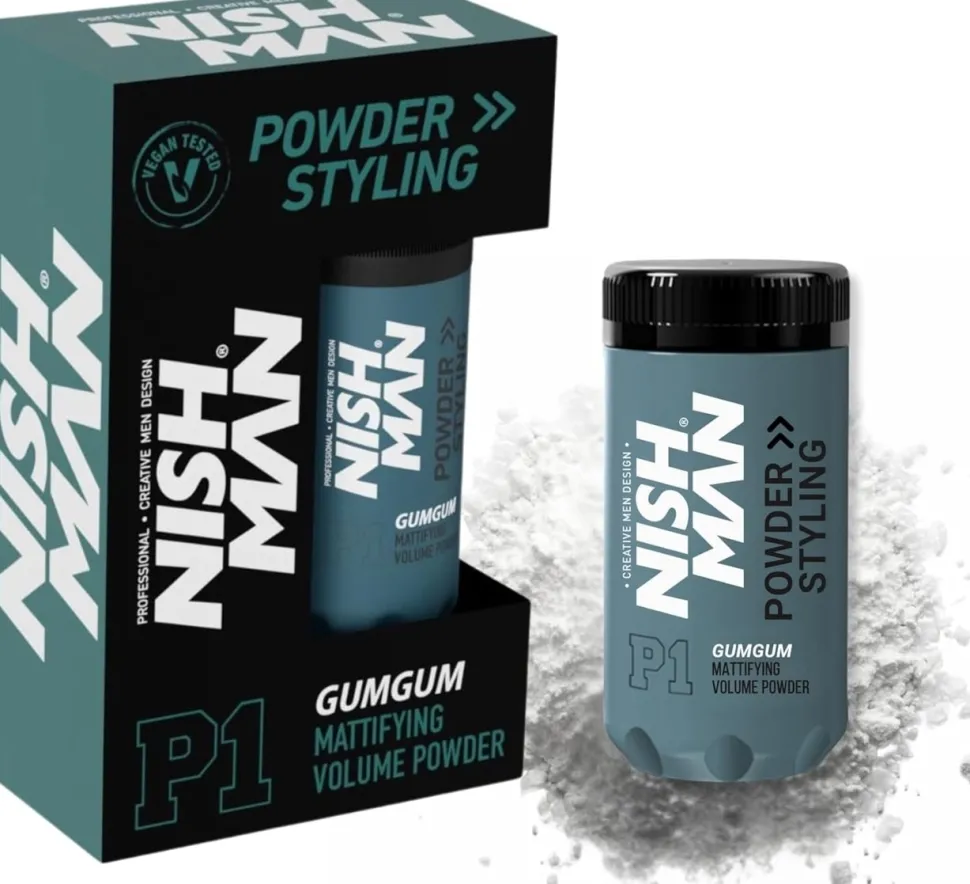 Nishman Hair Styling Powder Wax GumGum 20g