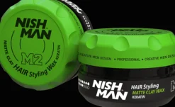 Nishman Matte Clay Hair Styling Wax Keratin - 100 ml