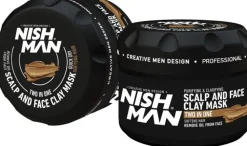 Nishman Two In One Scalp & Face Clay Mask 450g