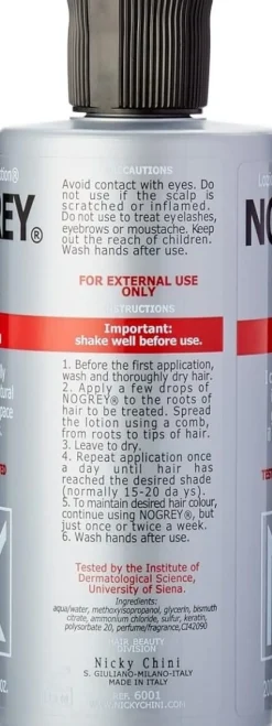Nogrey Lotion Against Grey Hair With Keratin - 200 ml