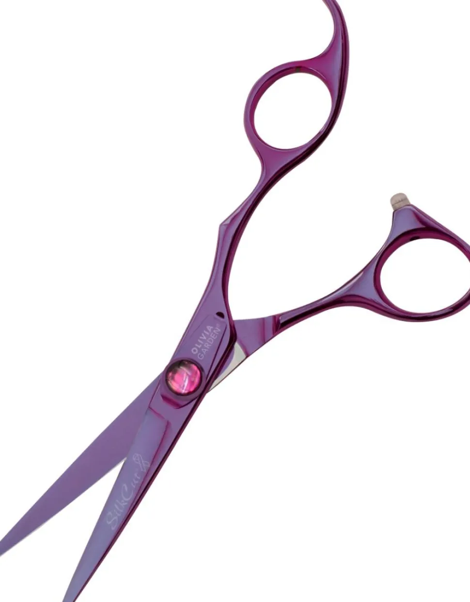 Olivia Garden 5.75" scissors + 6.35" thinner SilkCut Think Pink Set of 2