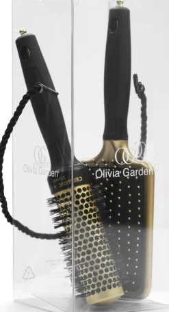 Olivia Garden Ceramic+ion Black & Gold Limited Edition