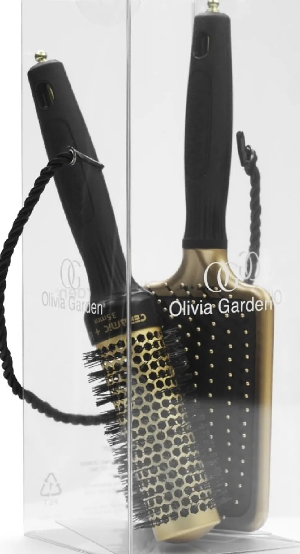Olivia Garden Ceramic+ion Black & Gold Limited Edition