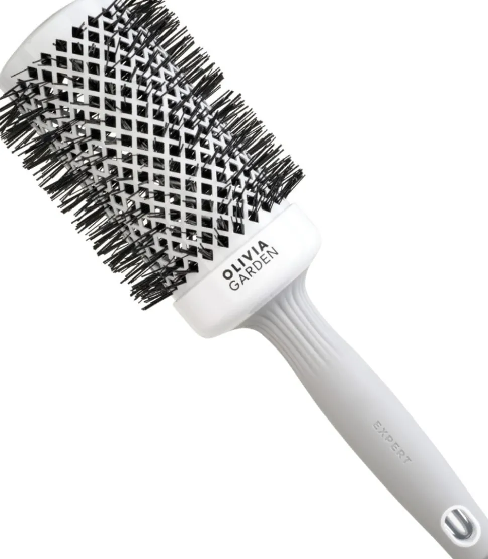 Olivia Garden Expert Blowout Shine White & Grey 55 mm