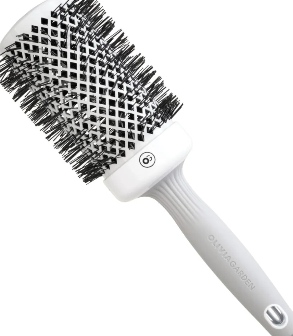 Olivia Garden Expert Blowout Shine White & Grey 55 mm