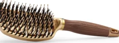 Olivia Garden Expert Care Flex Boar & Nylon Bristles - Gold & Brown