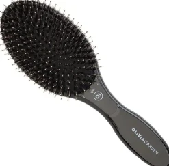 Olivia Garden Expert Care Oval - Boar & Nylon Bristles Black (U)