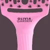 Olivia Garden Fingerbrush Boar & Nylon M Think Pink Pink Tokyo