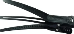 Olivia Garden 2-in-1 Sectioning Double Clip Black - 4 Pcs