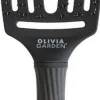 Olivia Garden OG Fingerbrush Care Iconic Double Bristles Black M