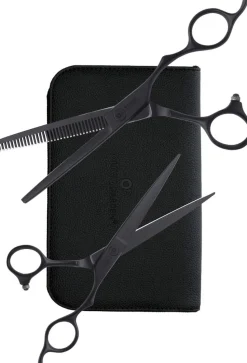 Olivia Garden Silkcut Pro Matt Black 6.50 Set