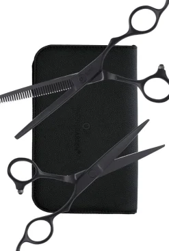 Olivia Garden Silkcut Pro Matt Black 5.00 Set