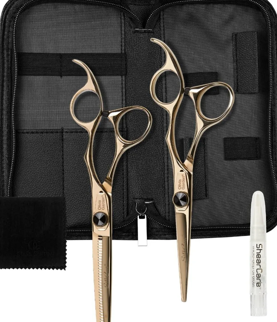 Olivia Garden SilkCut Set Black Gold