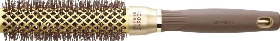 Olivia Garden XL Expert Blowout Speed Wavy Bristles Gold & Brown 25 mm