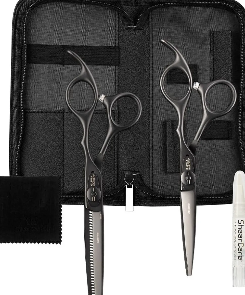 Olivia Garden Xtreme Matt Black 2'er Set