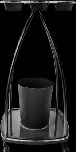 Procare Hair Hostess Trolley - Black Short