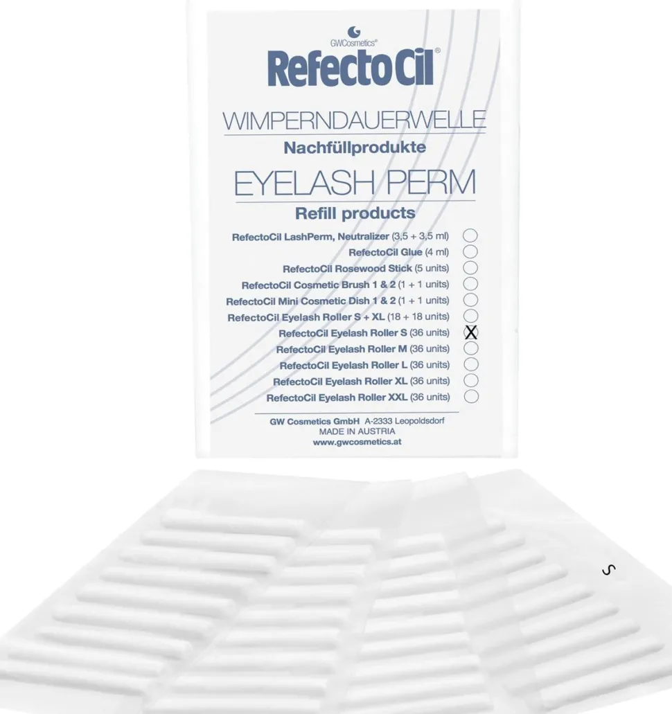 RefectoCil Eyelash Curl Refill Rollers 36 Pieces – Small