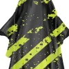 Rovra Barber Cape Splash - Green & Black