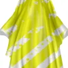 Rovra Barber Cape Splash - White & Green