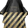 Rovra Barber Cape With Logo - Black & Gold