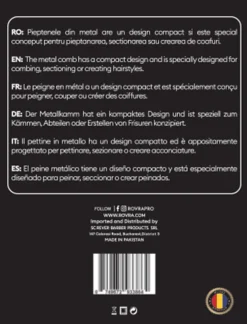 Rovra Metal Comb - Sleek
