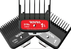 Rovra Metal Comb Set 3 Pcs 1.5/3/4.5 mm