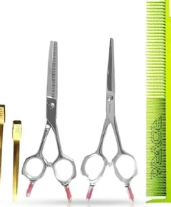 Rovra Set Scissors Student 5.5" + Hair Comb And Clips